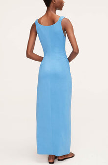 Twist Modal Front Dress | Infinity Blue