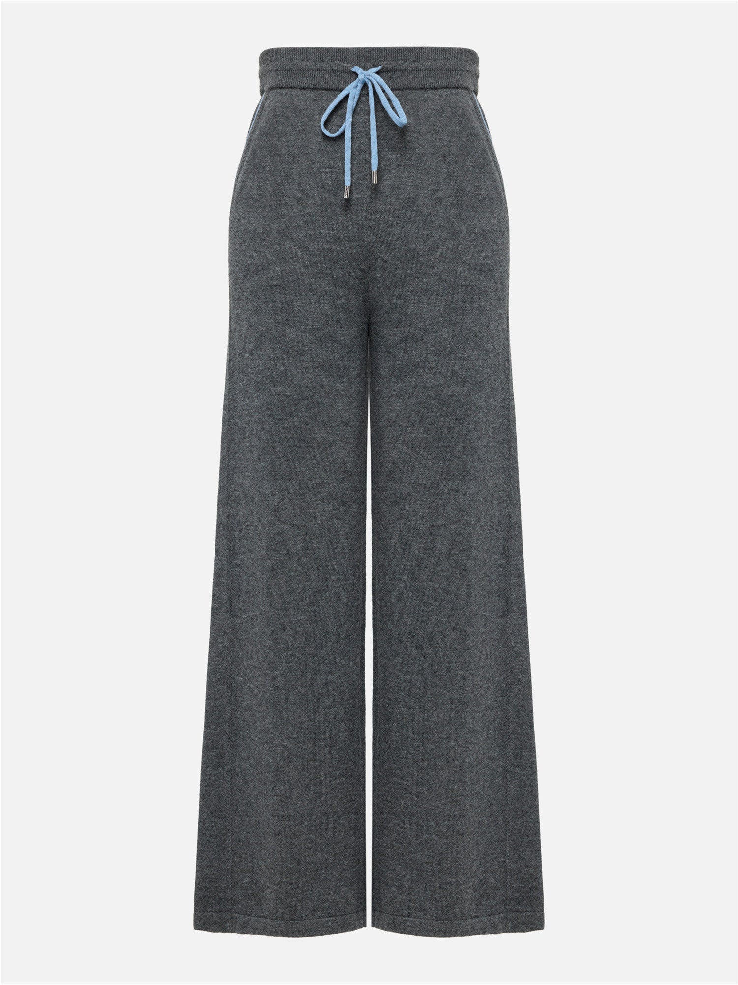Cashmere Straight Pants | Grey