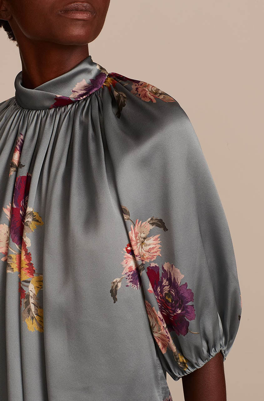 Sim Fleur Blouse | Duck Egg