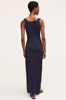 Twist Modal Front Dress | Dark Navy