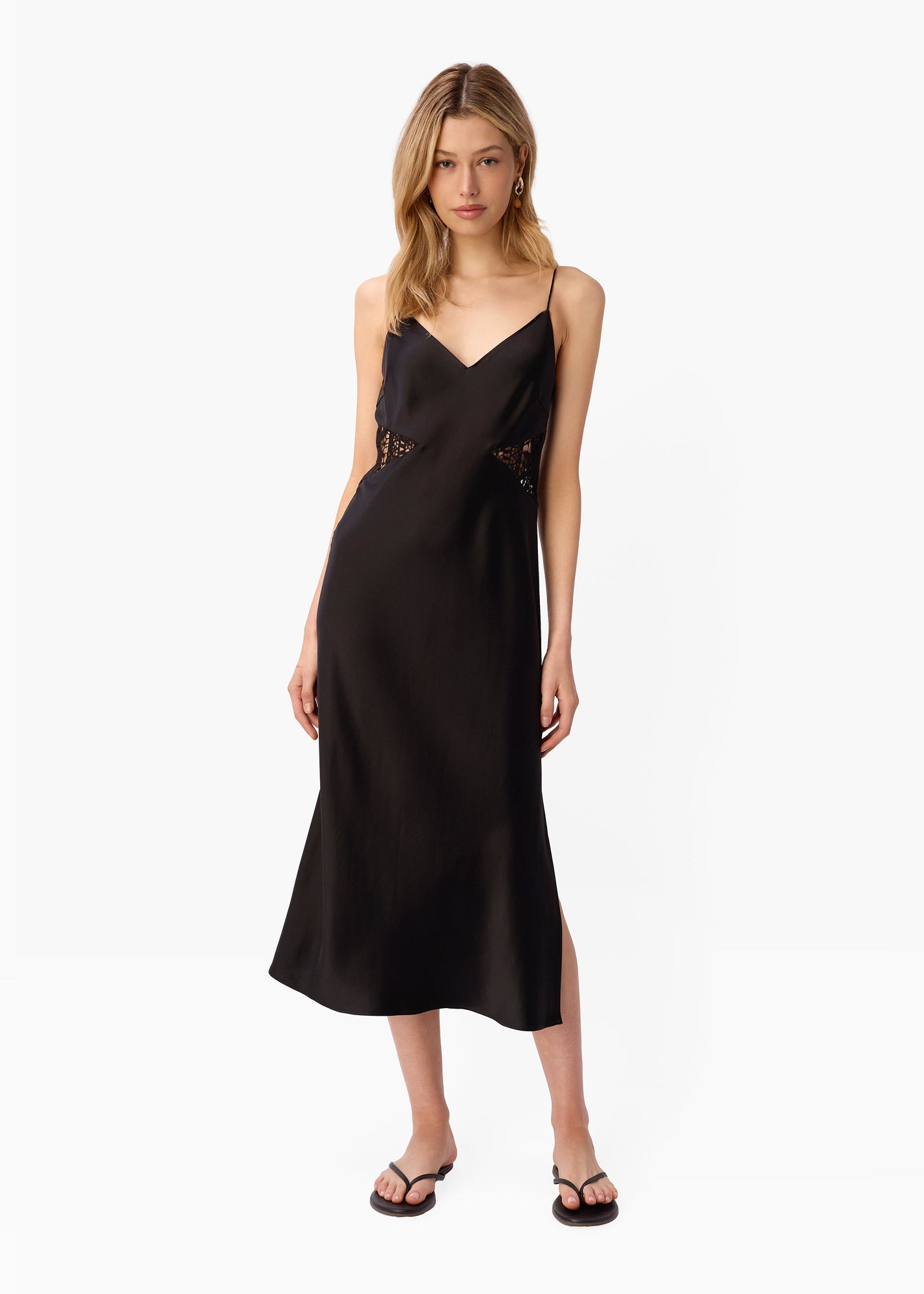 Carli Midi Dress | Black