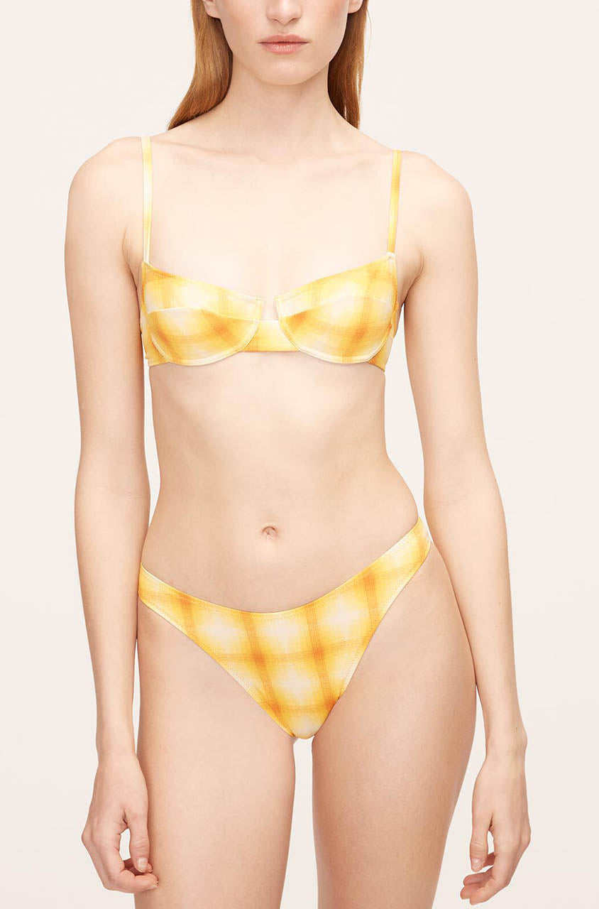 Ombre Plaid Bikini Bottom | Ombre Plaid Zinnia