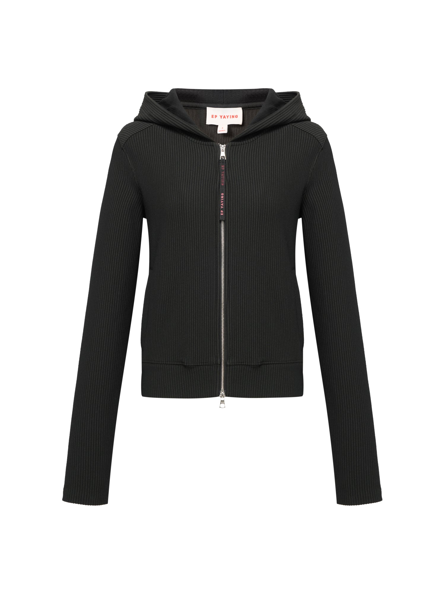 Slim Fit Long Sleeve Top | Black