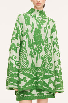 Tapestry Jacquard Turtleneck | Tapestry Fleur Golf Combo