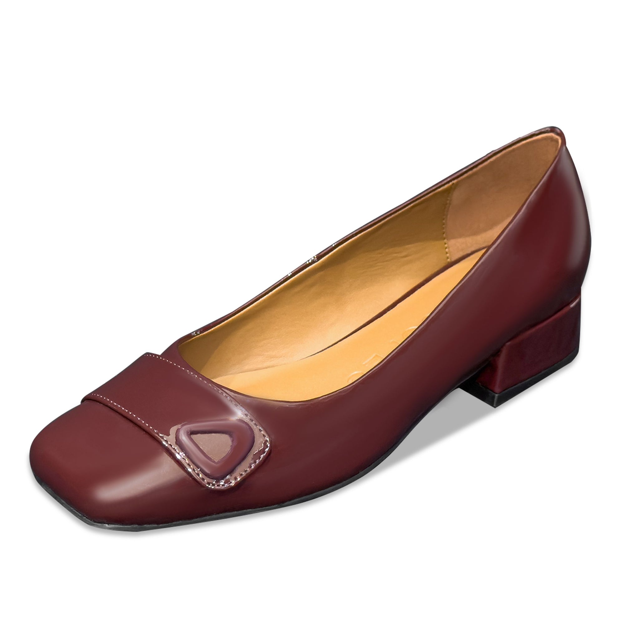 Isai  | Merlot Patent Faux Leather