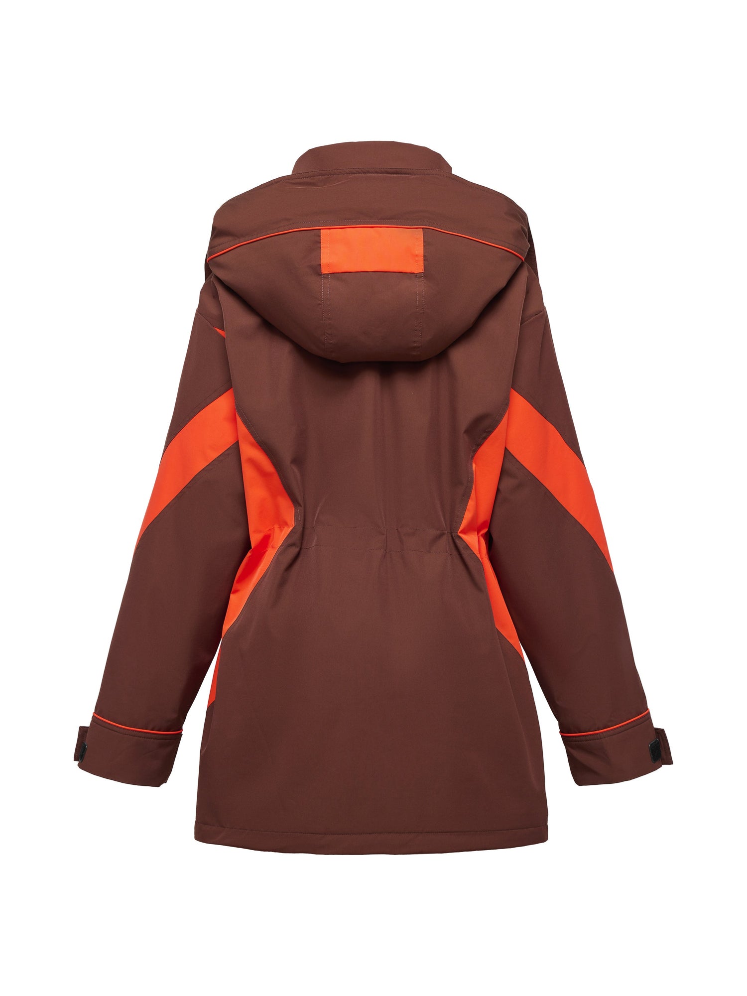 Hooded Jacket | Orange/Brown