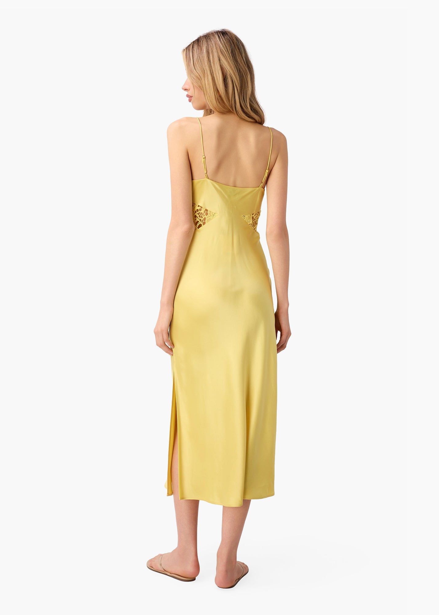 Carli Midi Dress | Custard