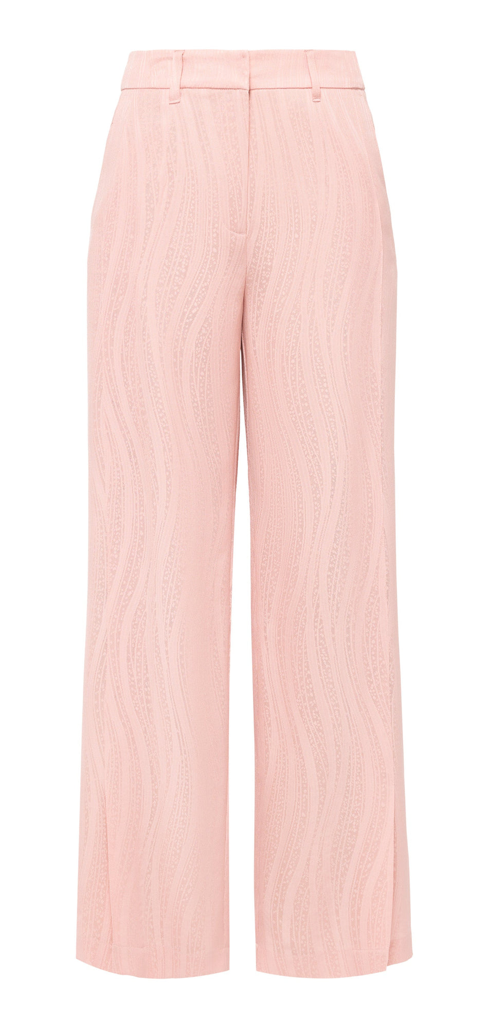 wide-leg trousers | Light Pink