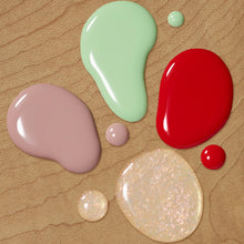 The Shroom Bloom Set | Pale Green/Holographic Bio-Glitter/Beige Opaque/Vibrant Red