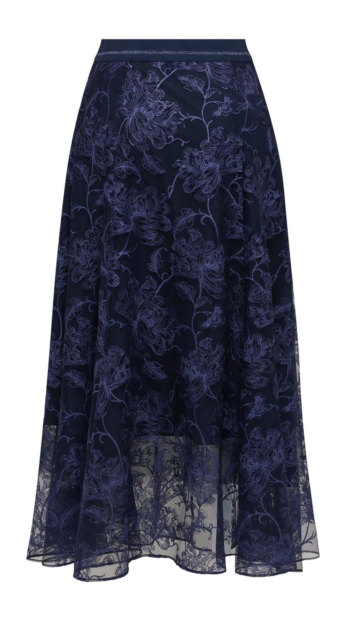 Lace Skirt | Navy