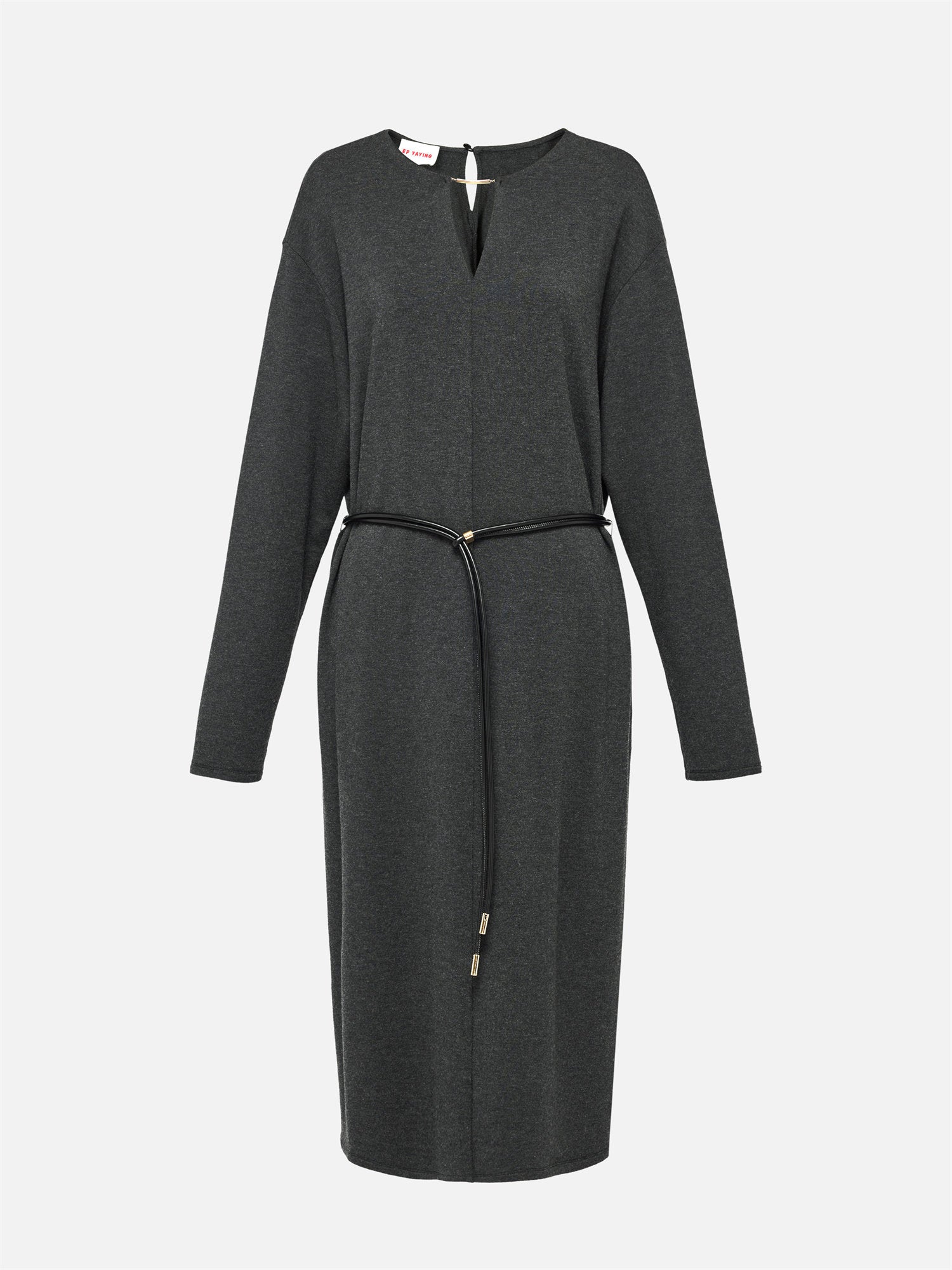 Warm Knit Dress | Gray