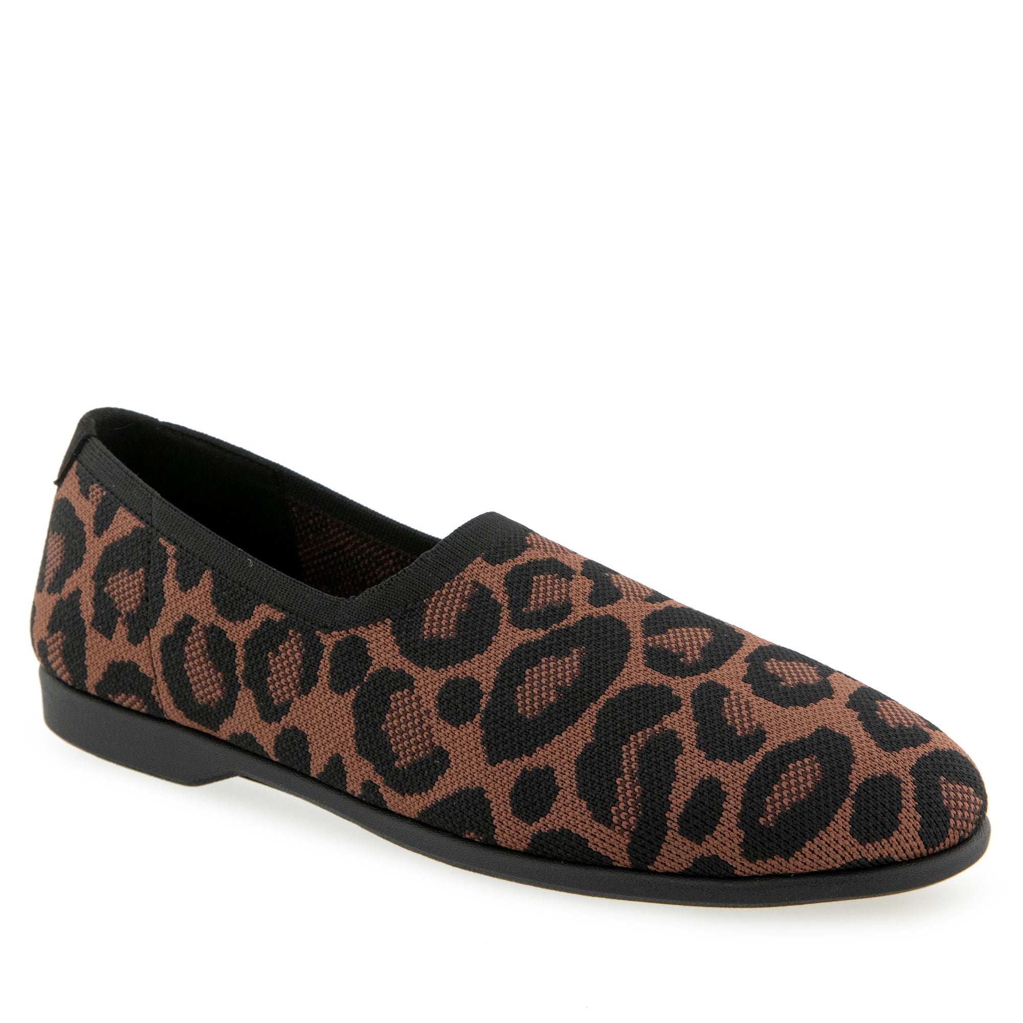 Nathaly Casual Loafer | Mocha Jaguar Knit