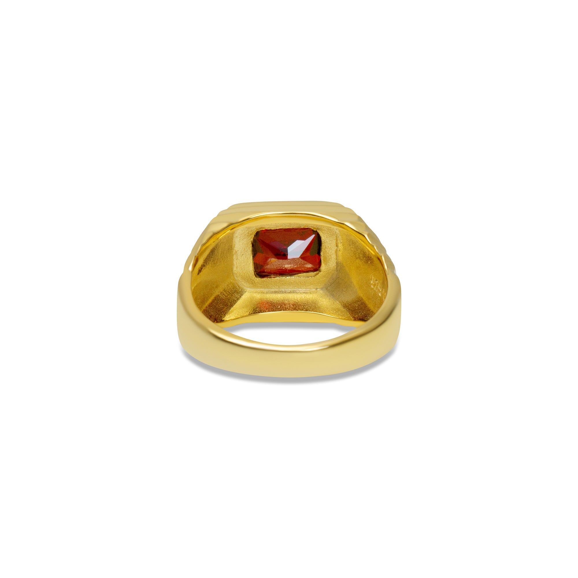 The Ruby Red Heirloom Ring | 18KT Gold Vermeil