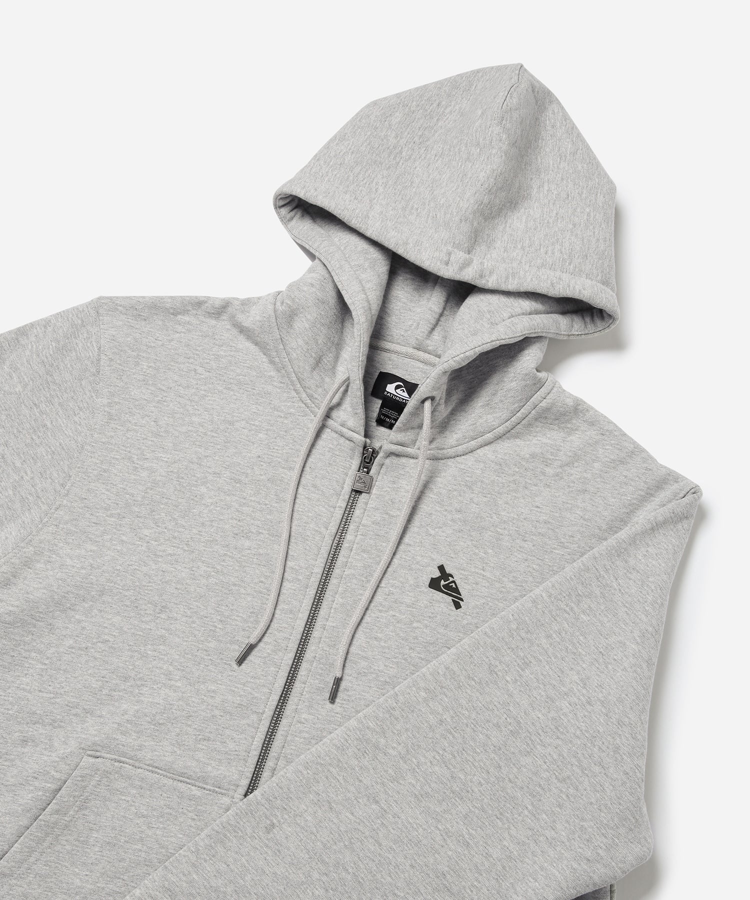 Athletic Heather | Quiksilver x Saturdays NYC Zip Hoodie | Saturdays NYC