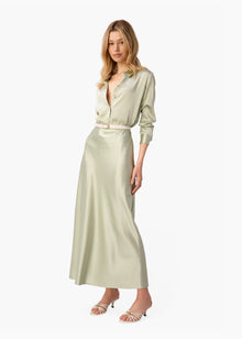 Aviva Maxi Skirt | Sea Glass