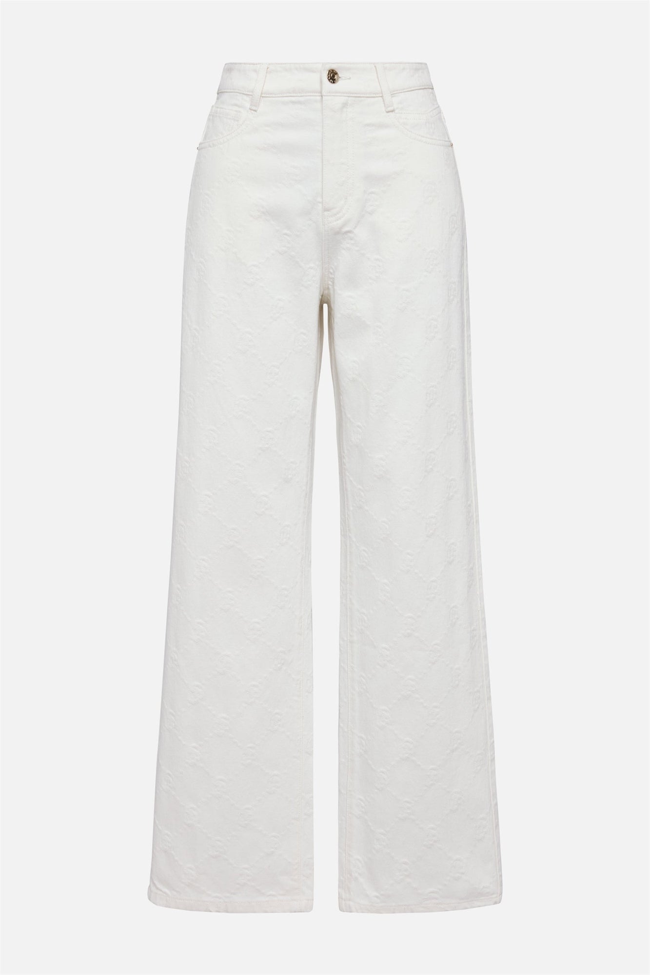 Straight-Leg Slim Jeans | White
