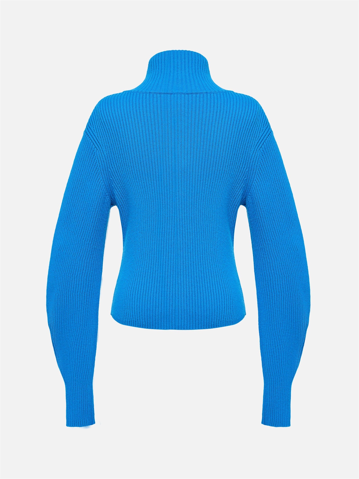 Gemstone Wool-Cashmere Oversized Lapel Cardigan | Blue