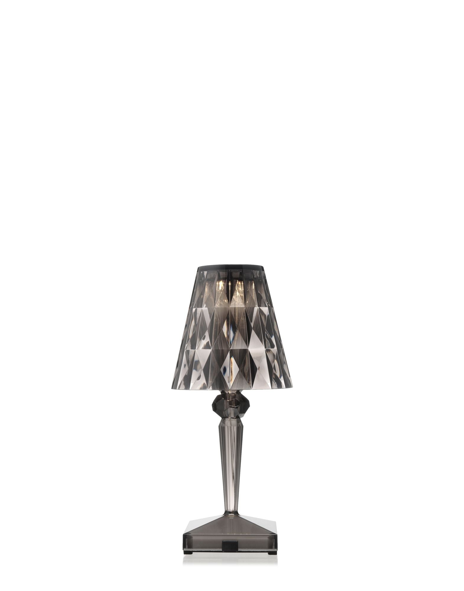 Battery Transparent Table Lamp | Single | Fume