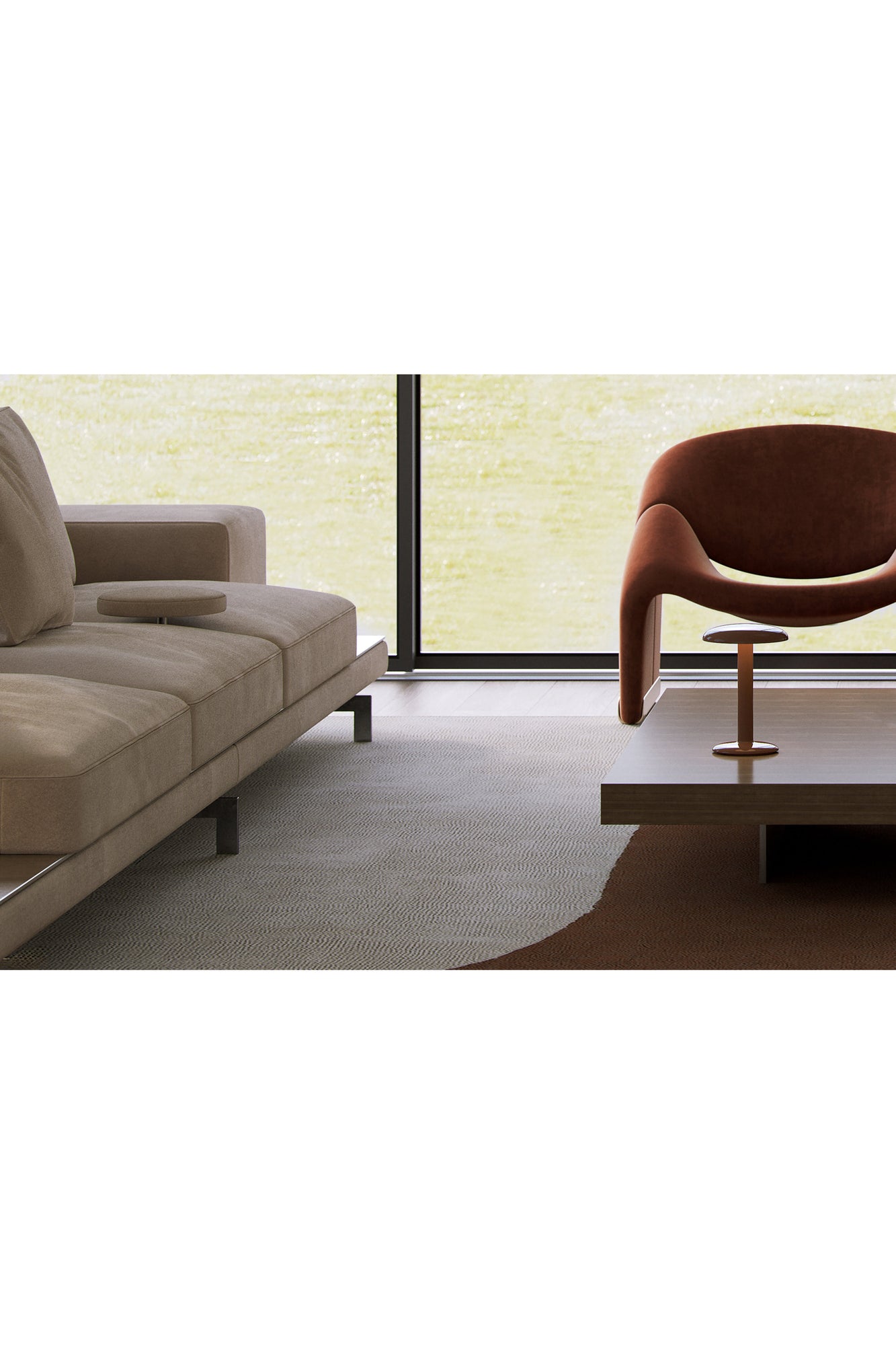 Gustave Portable Integrated Battery 2700K | Lacquered Brown