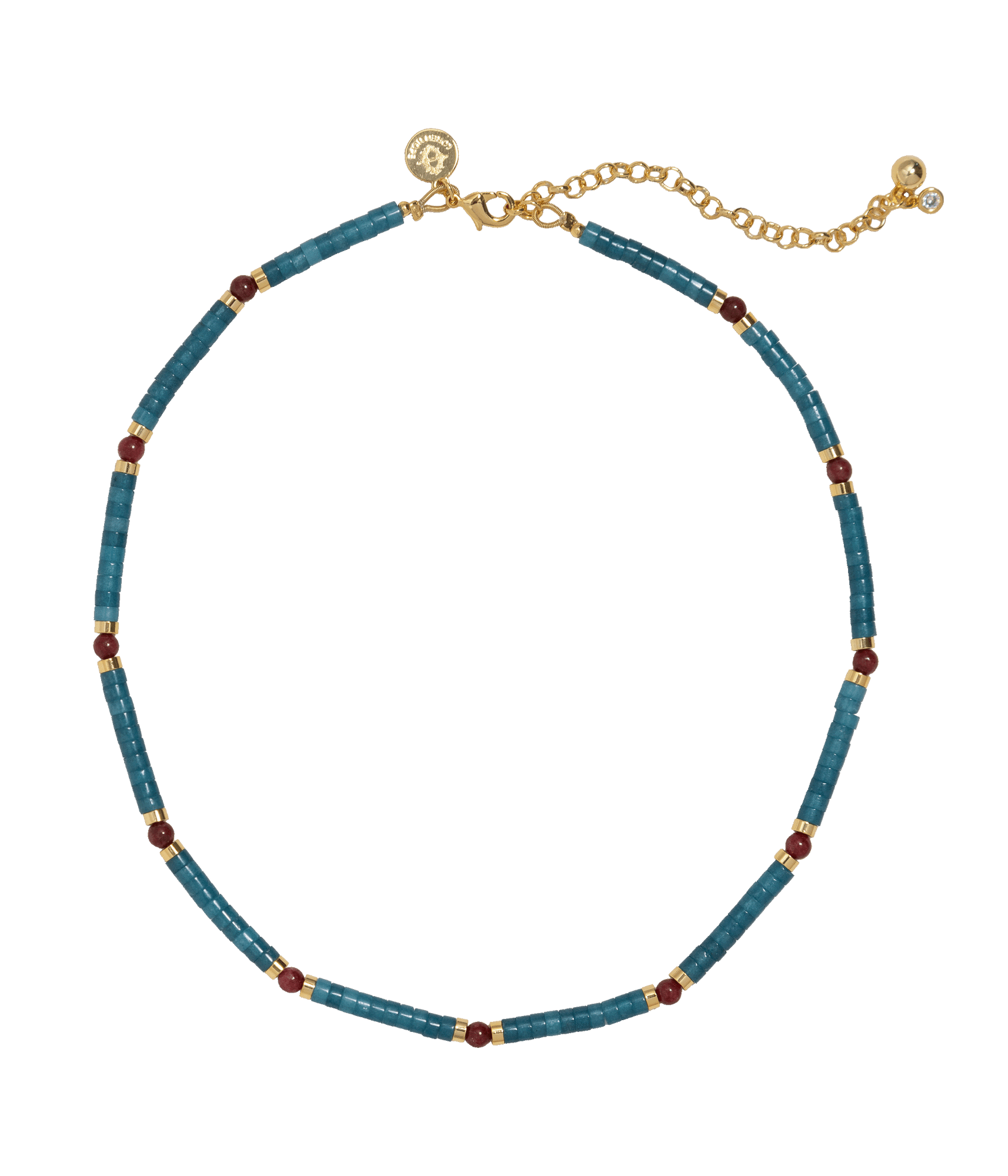 Oriel Necklace in Teal - Loren Hope