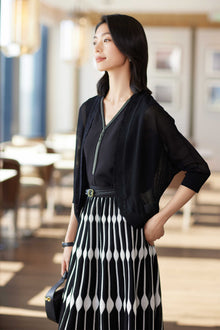 Knitted Cardigan | Black