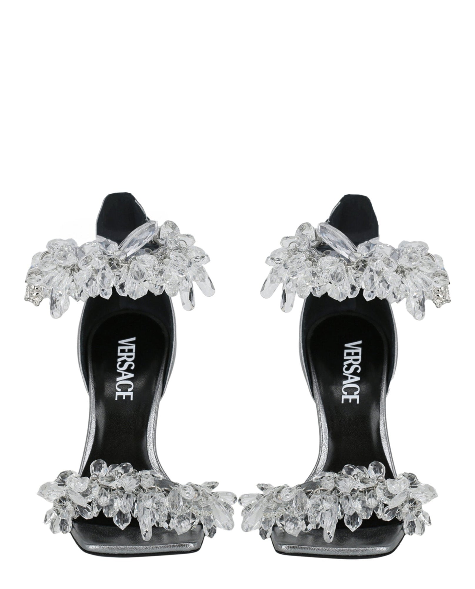 Versace | Crystal Chandelier Stiletto Sandals