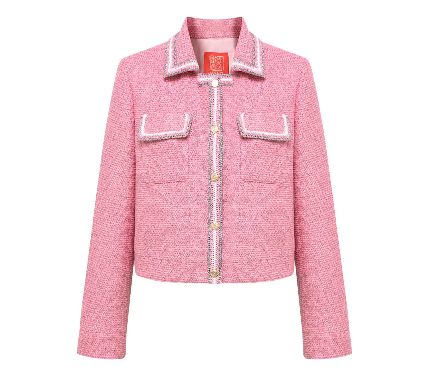 Classic Chic Parisian-Style Coat | Pink