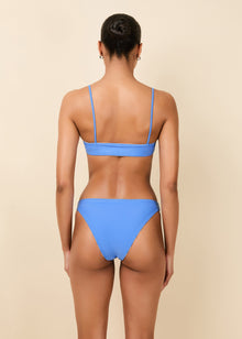 Daniela Reversible Bikini Marina Blue Sunset Stripe - Solid & Striped
