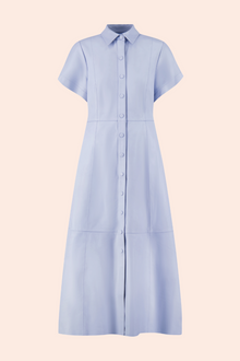 Leather Midi Dress | Cloud