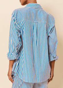 Womens | Avril Button Down | Cosmic Blue