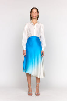 Josie Skirt | Blue Dip Dye