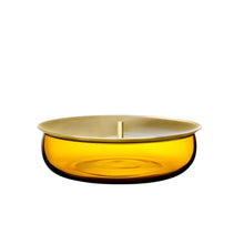 Beret Storage Box With Brass Lid - Medium | Amber
