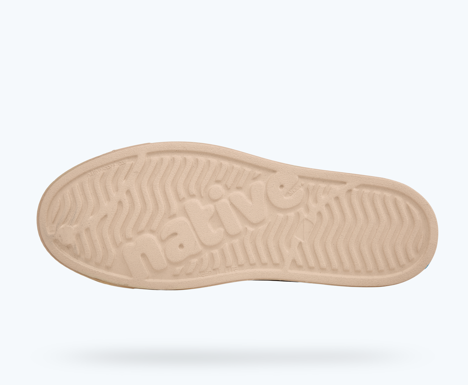 Bottom view of a Native Shoes Jefferson Bloom | Chameleon Pink/ Chameleon Pink/ Shell Speckles Footwear