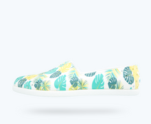 Side view of a Native Shoes Adults Verona Print | Shell White/ Shell White/ Pickle Foliage Footwear