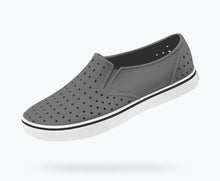Angled view of a Native Shoes Miles | Dublin Grey/ Shell White Footwear
