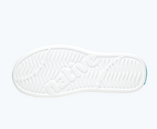 Bottom view of a Native Shoes Miles Print | Shell White/ Shell White/ Orange Tie Dye Footwear
