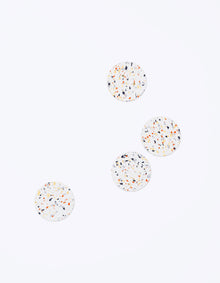 Cosmos Coasters | Terrazzo | White