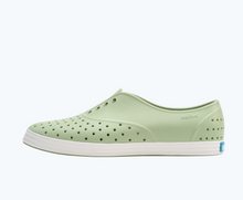 Side view of a Native Shoes Adults Jericho | Tea Green/ Shell White Footwear