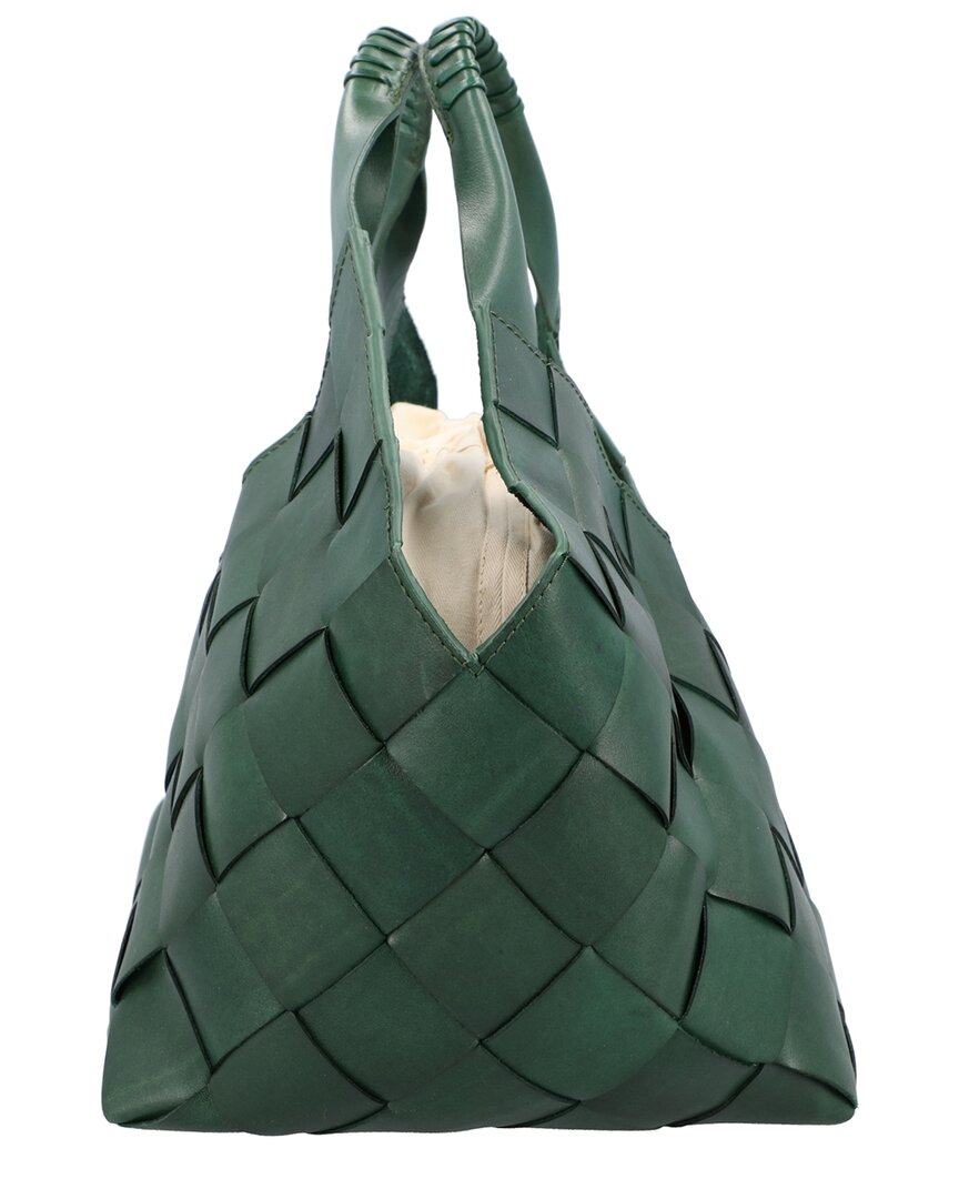 Dragon Diffusion | Womens | Botteghe Leather Shoulder Bag | Green