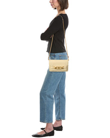 Tom Ford | Womens | Logo Small Leather Shoulder Bag | Beige