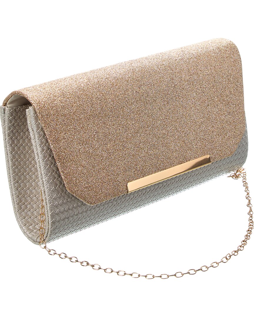 Rene Ruiz | Womens | Chain Envelope Clutch | Gold