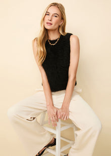 The Carmella Sweater Vest - Solid & Striped