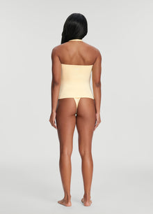 Halter Neck Tank Top | Lemon Meringue
