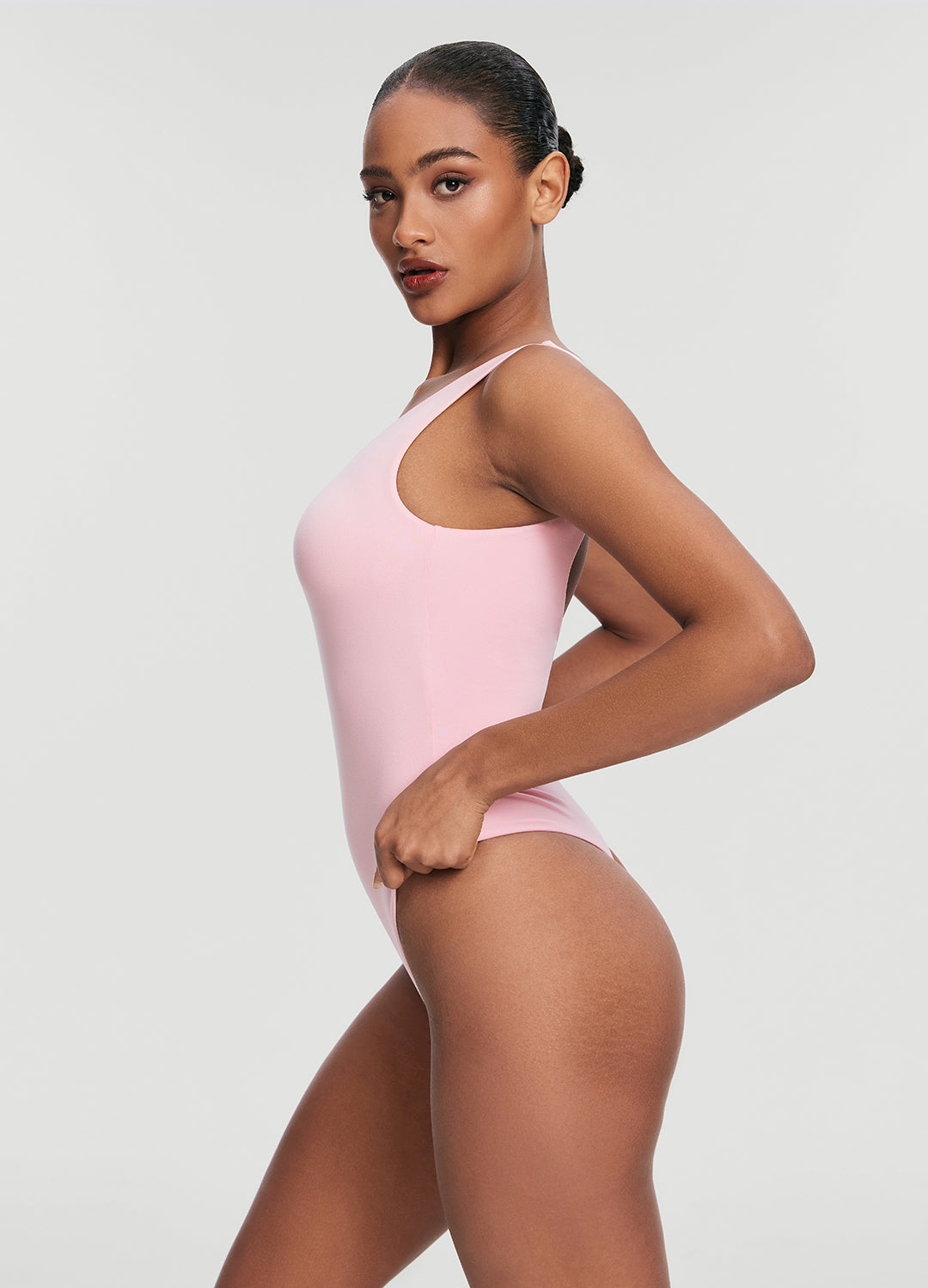 Scoop Back Bodysuit | Ballet Pink