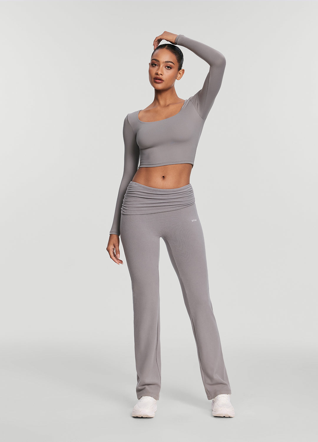 Soft Seamless Lounge Pants | Cool Gray