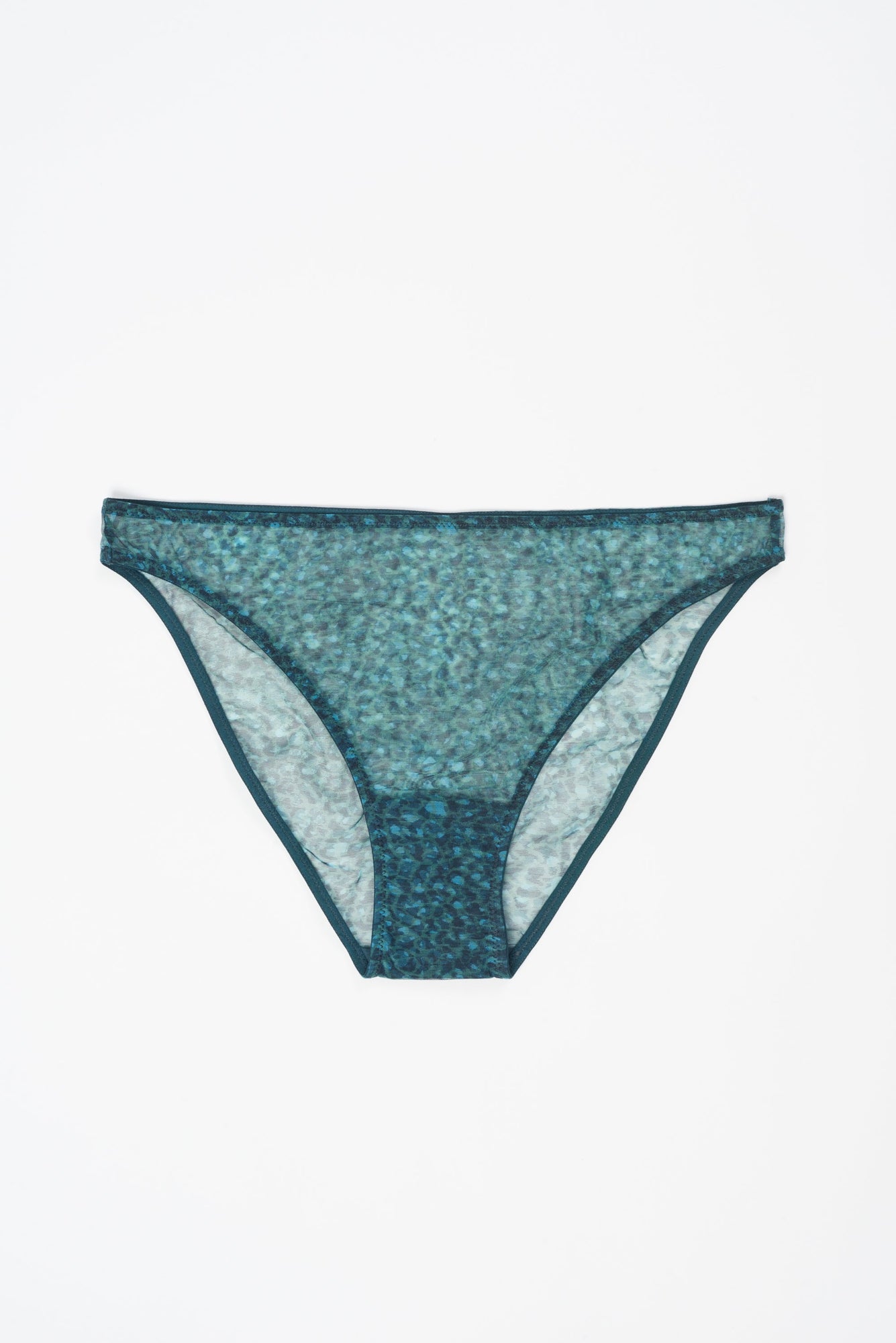 Aegean Bikini Brief | Green Print