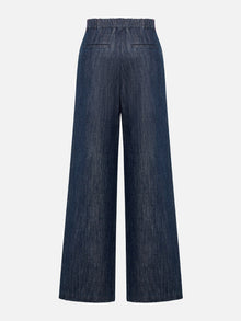 Loose Slimming Denim Jeans | Navy