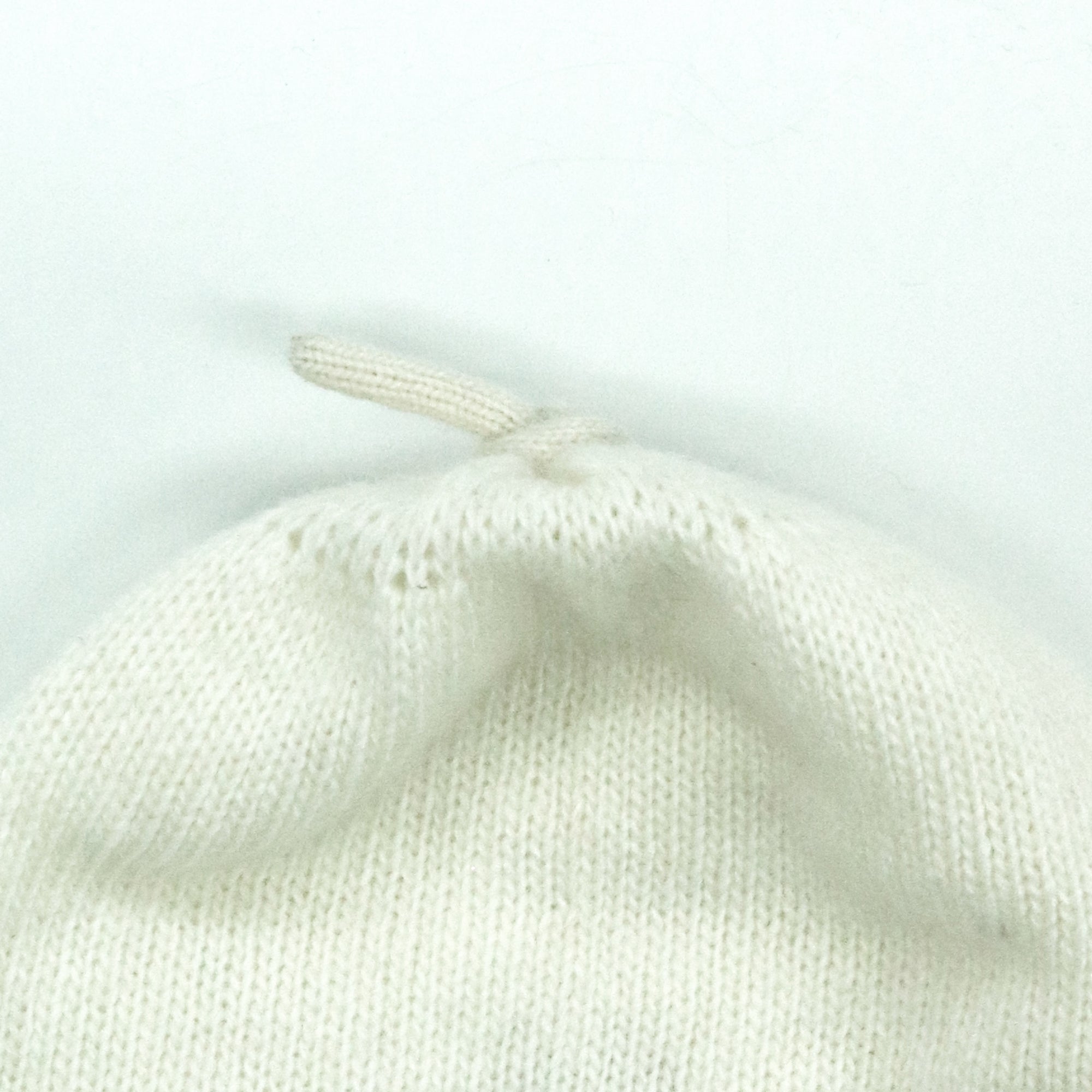 Kids | Knit Beanie | White