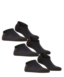 Unisex | Cool Kick 3-Bundle Sneaker Socks | Black