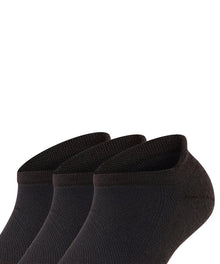 Unisex | Cool Kick 3-Bundle Sneaker Socks | Black